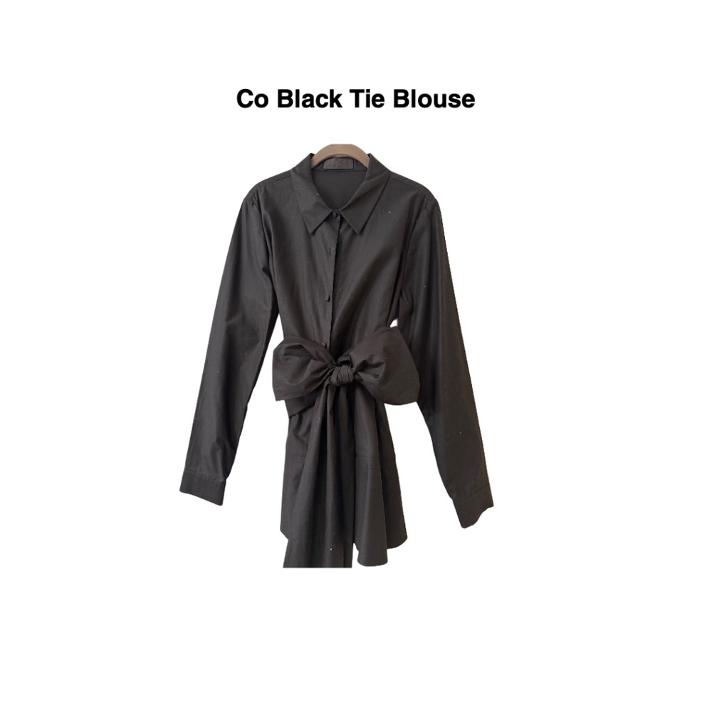 Co Black Bow Blouse